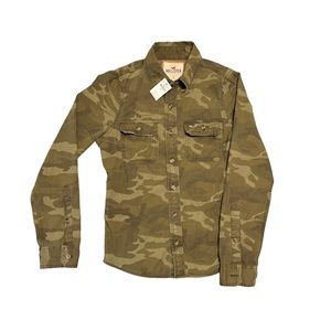 Hollister Camo Shirt Jacket